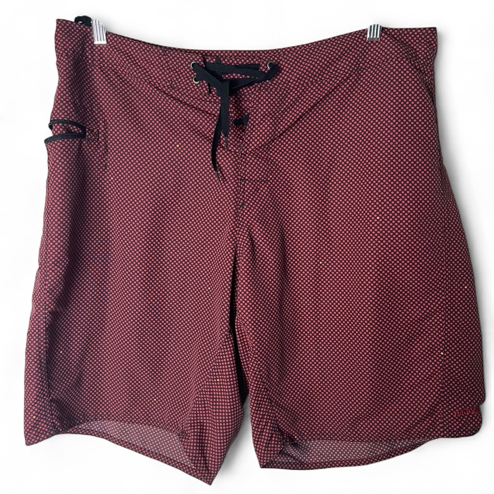Patagonia – Men's 38 Red Black Polka Dot Board Shorts – Sz.‎ 38
